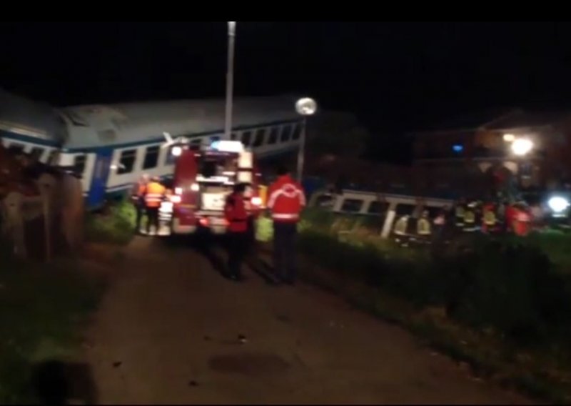 Stravična željeznička nesreća u Italiji: Dvoje mrtvih i 18 ozlijeđenih