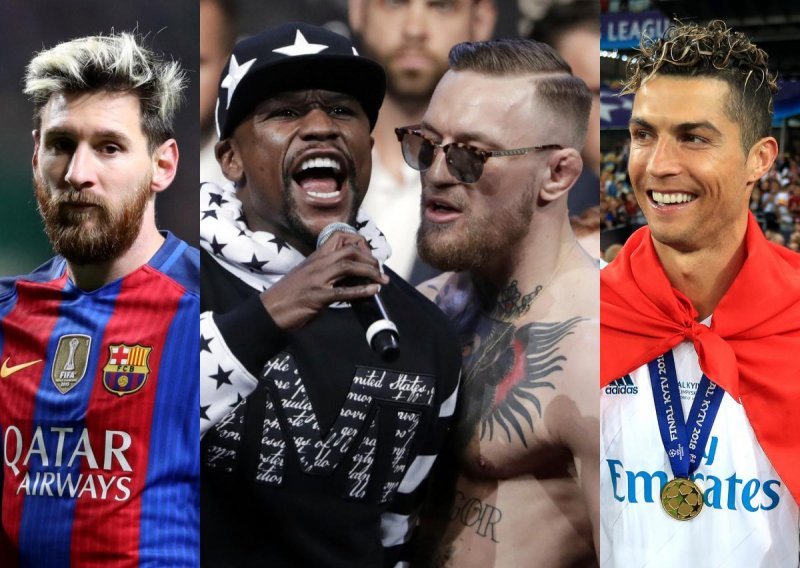 Ovo su najplaćeniji sportaši svijeta; Mayweatheru nitko nije ni blizu, čak ni Messi i Ronaldo zajedno