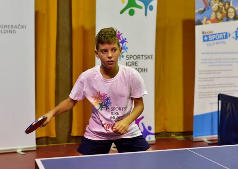 Veliki turnir u stolnom tenisu Sportskih igara mladih u Zagrebu