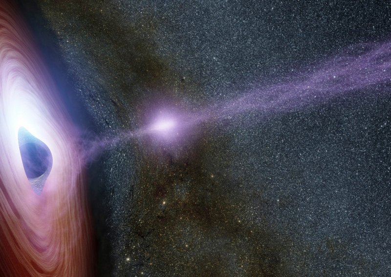 [VIDEO] Pogledajte kako supermasivna crna rupa 'doručkuje' zvijezdu