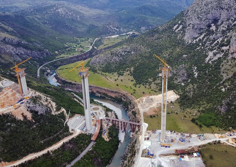 Crnogorci se hvale najvišim mostom u bivšoj Jugoslaviji. Izvođači? Kinezi koji će graditi Pelješki