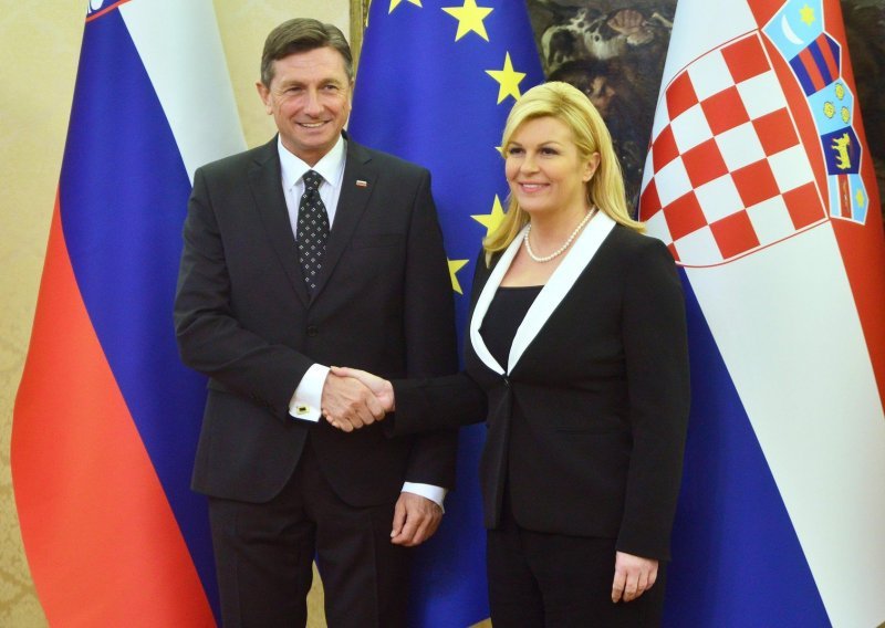 Borut Pahor prije polumaratona navratio na ručak kod hrvatske predsjednice