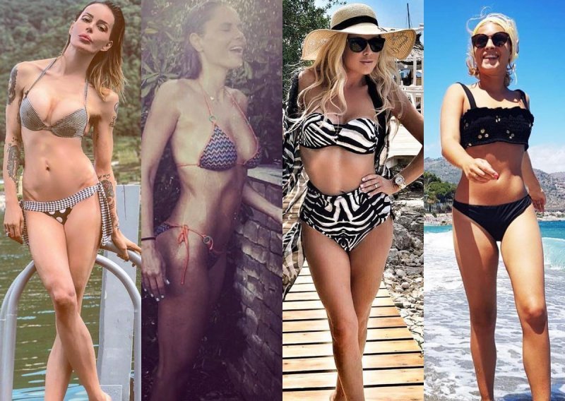 Poznate ljepotice u bikinijima okupirale hrvatske plaže