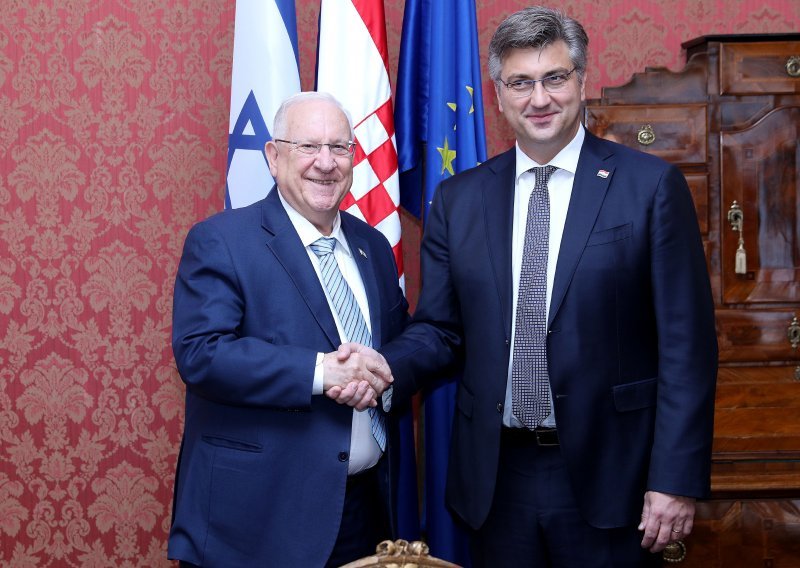 Premijer Plenković susreo se s izraelskim predsjednikom Rivlinom