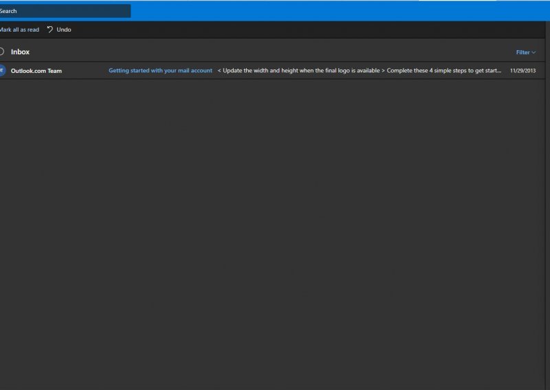 I Outlook sad možete 'zamračiti'