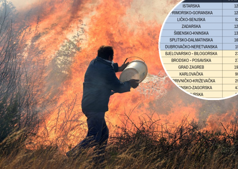 Prošlog ljeta Hrvatska je bila veliko požarište. Ove godine je daleko bolje. Koliko? Imamo brojke