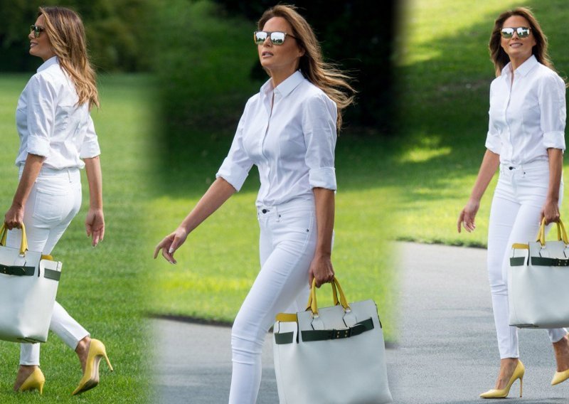 Za čistu peticu: Melania Trump izgleda opako dobro u uskim hlačama