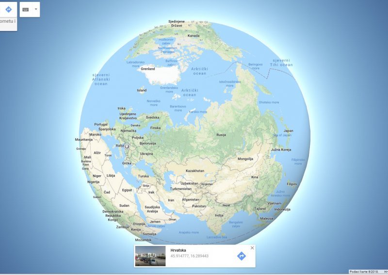 Zemlja više nije ravna na Google Mapsu