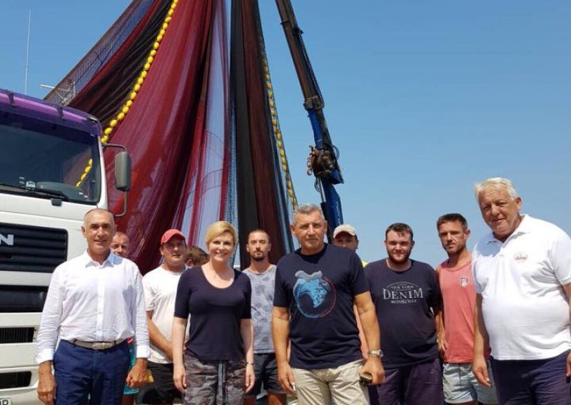 Predsjednica posjetila Gotovinu na uzgajalištu tuna i ustvrdila: To je Hrvatska