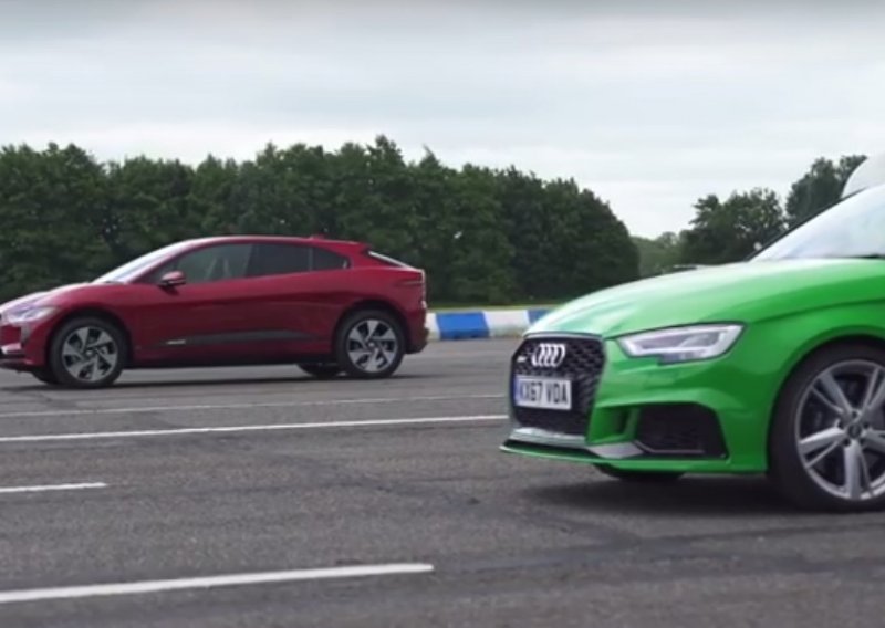 Što je brže na 402 m - električni Jaguar ili Audi RS3?