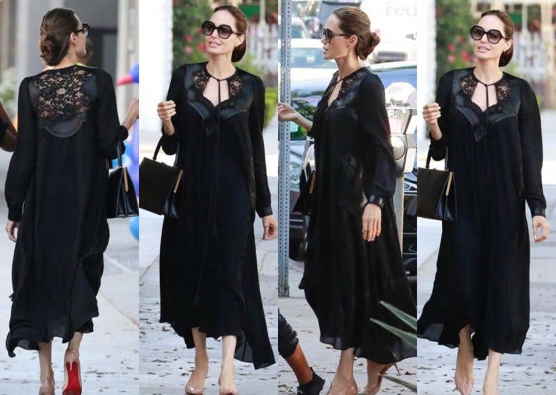 Angelina Jolie haljinom pokušala prekriti krhku figuru