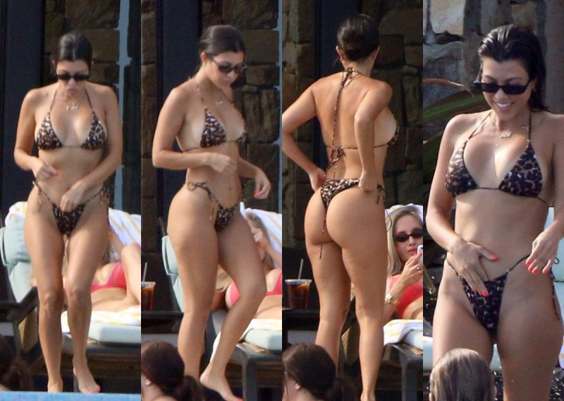 Najstarija Kardashianka skinula se u sićušni bikini i mlađoj sestri začepila usta