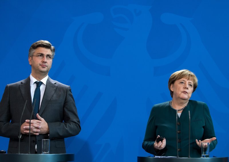 Plenković kancelarki Merkel predlaže akcijski plan stranih ulaganja u Hrvatsku