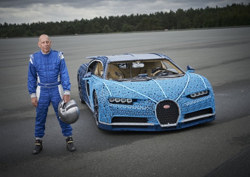 Ovaj Bugatti Chiron u cijelosti je izrađen od Lego kockica i može ga se voziti