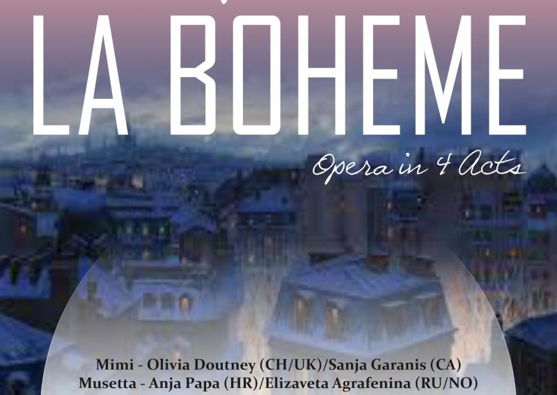 Jedinstvena interpretacija Puccinijeve 'La Boheme' u Grožnjanu