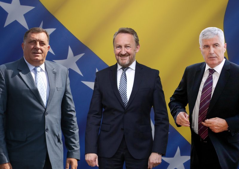 Dodik, Izetbegović i Čović u BiH otvorili pregovore o koaliranju