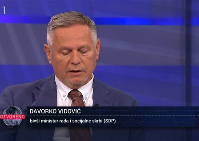 Davorko Vidović: Hrvatski umirovljenik ima manje od 50 posto svoje plaće, dok je drugdje to 70 i više posto
