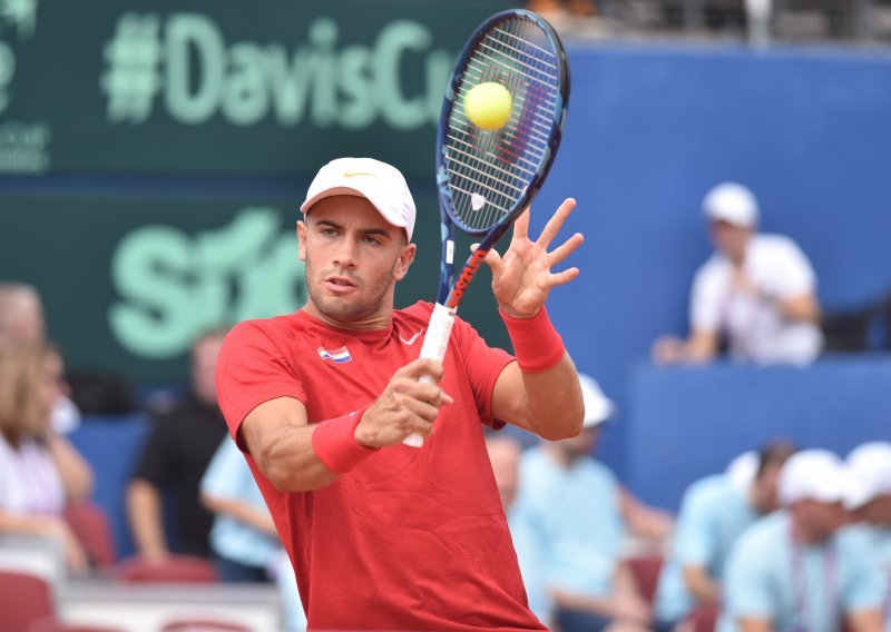 Borna Ćorić u Zadru pregazio Amerikanca Johnsona 3-0; mučio se samo u drugom setu