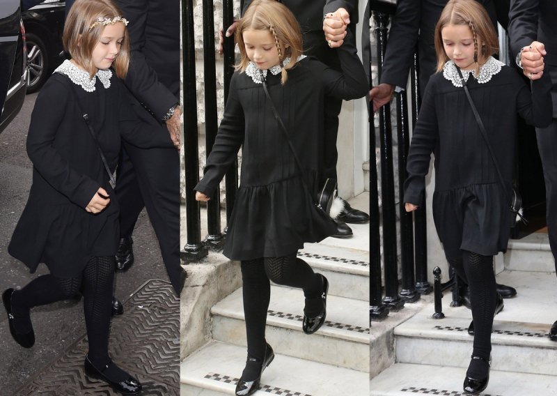 Slatka kći Beckhamovih prava je mala modna ikona