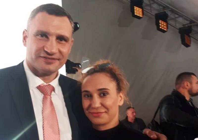 Upoznala idola u Kijevu: Ivana Habazin o susretu s braćom Kličko