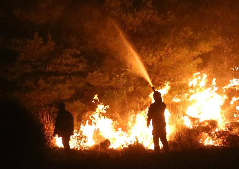 Gori na Korčuli, požar gasi 40 vatrogasaca