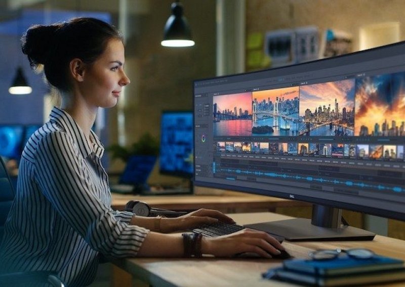 Monstruozni monitor iz Della ima dijagonalu za najintenzivniji multitasking ikad