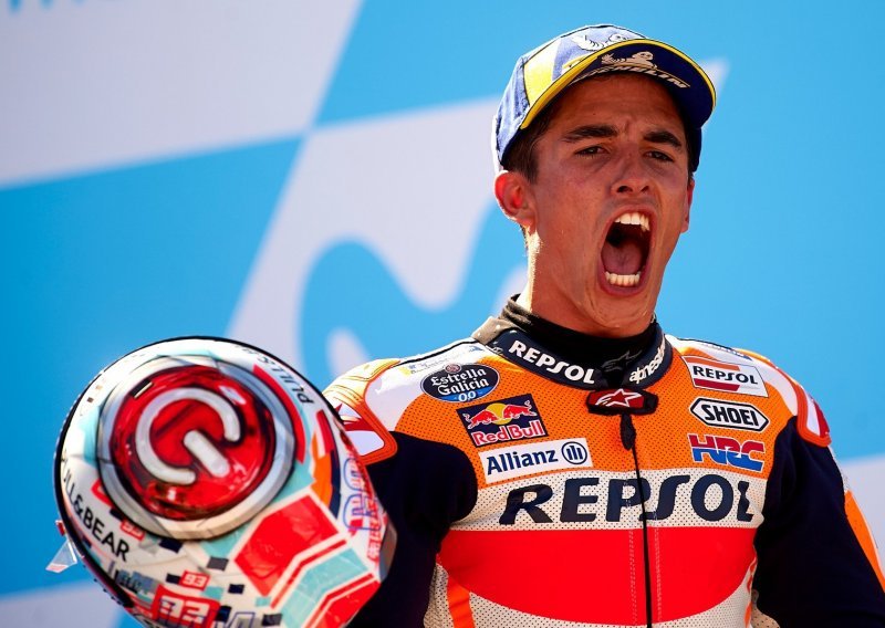 Marc Marquez skoro stradao proslavljajući sedmi naslov svjetskog MotoGP prvaka