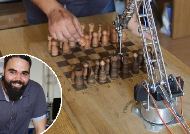 Robotska ruka ovog studenta strojarstva može vas pobijediti u šahu