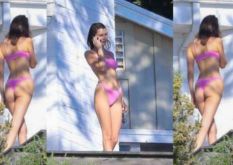 Za slavnu ljepoticu nema zime: Bella Hadid prošetala u oskudnom bikiniju