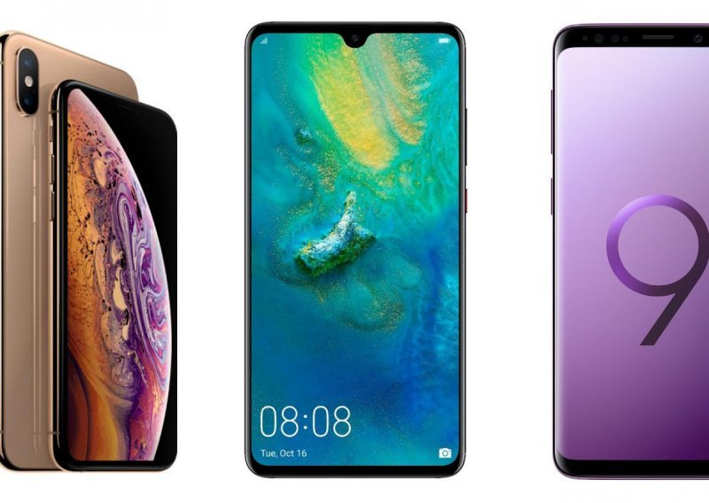 Što izabrati? Usporedili smo Huawei Mate 20, iPhone XS i Samsung Galaxy S9