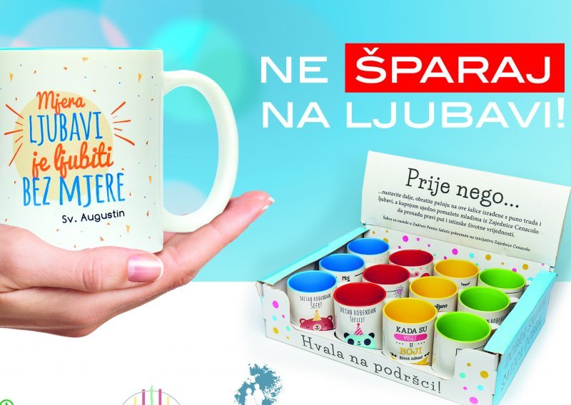 Kupnjom šalica u SPAR trgovinama pomažete mladima