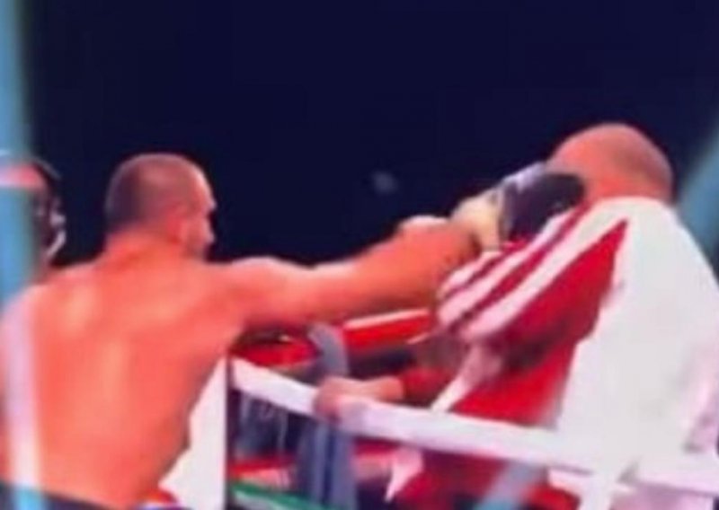 Trenutak totalnog ludila; boksač nakon meča napao svog trenera, ovaj mu nije ostao dužan