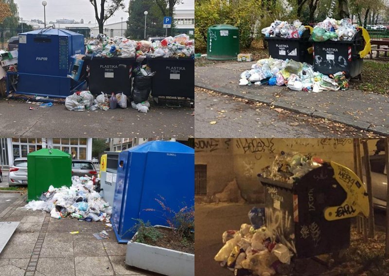 Zagreb je zatrpan smećem, fotografije stižu iz cijelog grada: Umjesto da skuplja otpad, Bandić skuplja otpadnike