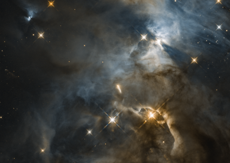 NASA objavila prekrasnu sliku nastalu u sjeni mlade zvijezde