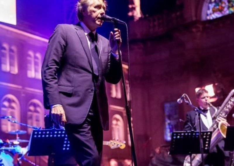 Bryan Ferry performs in Dubrovnik braving rain