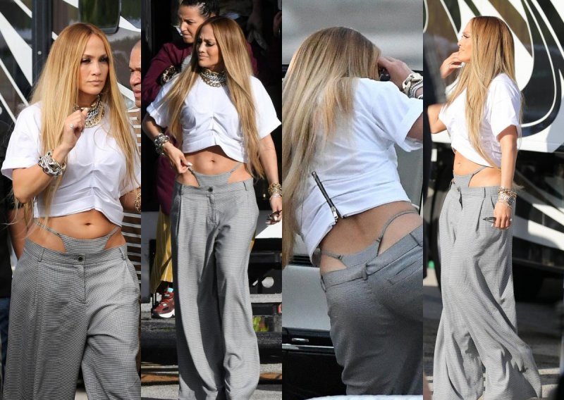 Suludi stajling: Jennifer Lopez šetala gradom u hlačama iz kojih vire tange
