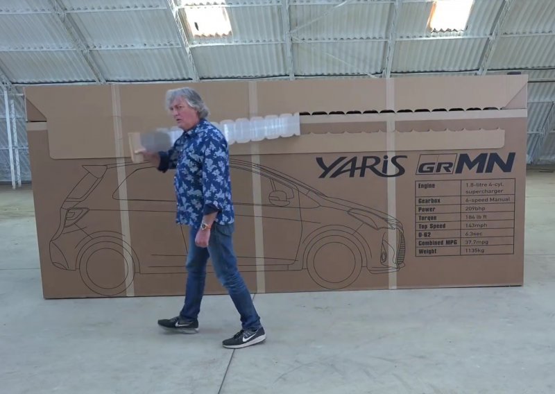 Pogledajte kako je James May otpakirao Toyotu Yaris GRMN iz ogromne kutije