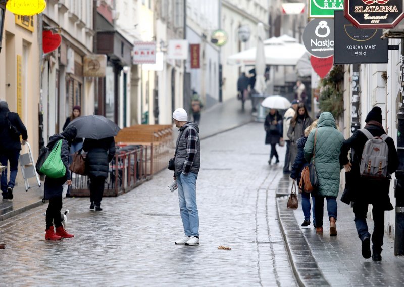 Tmurno, maglovito, ali uglavnom suho: Pogledajte gdje će danas biti vjetra i kiše