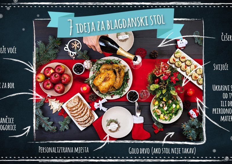 [INFOGRAFIKE] Pomaknuti blagdanski stol: Uz ove ideje zasjenit ćete bakine delicije