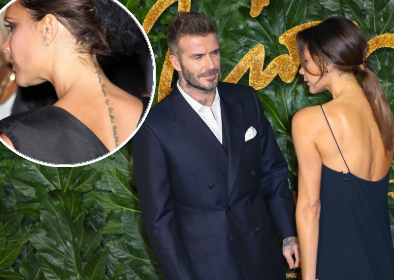 Na leđima Victorije Beckham nema više tetovaže posvećene suprugu Davidu