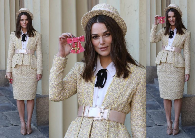 Keira Knightley primajući britansko odličje ostala vjerna omiljenom modnom brendu