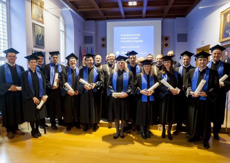 Na zagrebačkom Sveučilištu promovirano 18 doktora znanosti, niti jedan nije iz Hrvatske