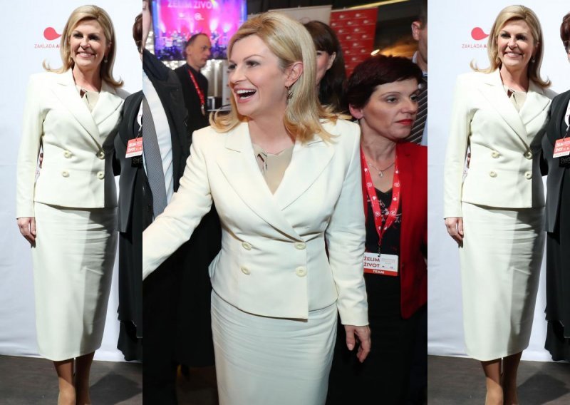 Nikad elegantnija predsjednica Grabar Kitarović zasjenila sve na humanitarnom koncertu