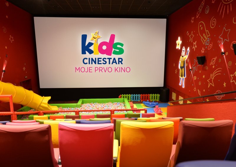 Cinestar uvodi novi koncept - Kids Cinestar, kino dovrane za djecu s toboganom i didaktičkim igračkama