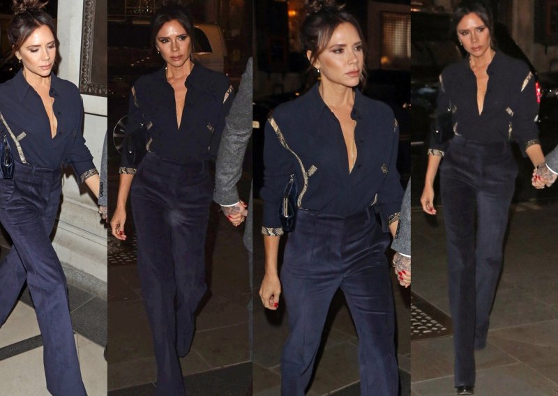 Diktira trendove: Victoria Beckham izgleda sjajno u šik hlačama