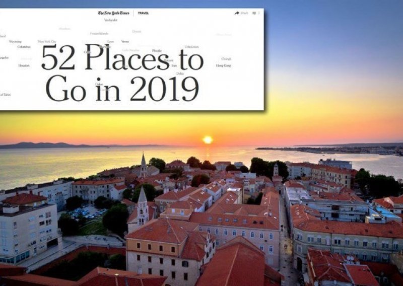 Zadar na popisu top destinacija NY Timesa za 2019. godinu