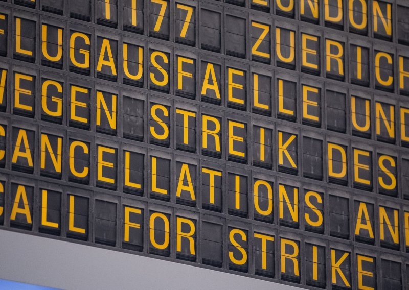 U Njemačkoj više od 600 letova otkazano zbog štrajka