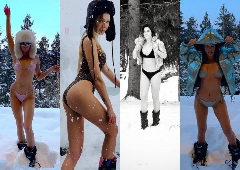 Baš poput Kardashianki: I poznate Hrvatice podlegle trendu bikinija na snijegu