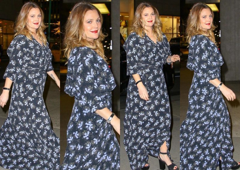 Drew Barrymore istopila kilograme i zablistala u cvjetnoj haljini