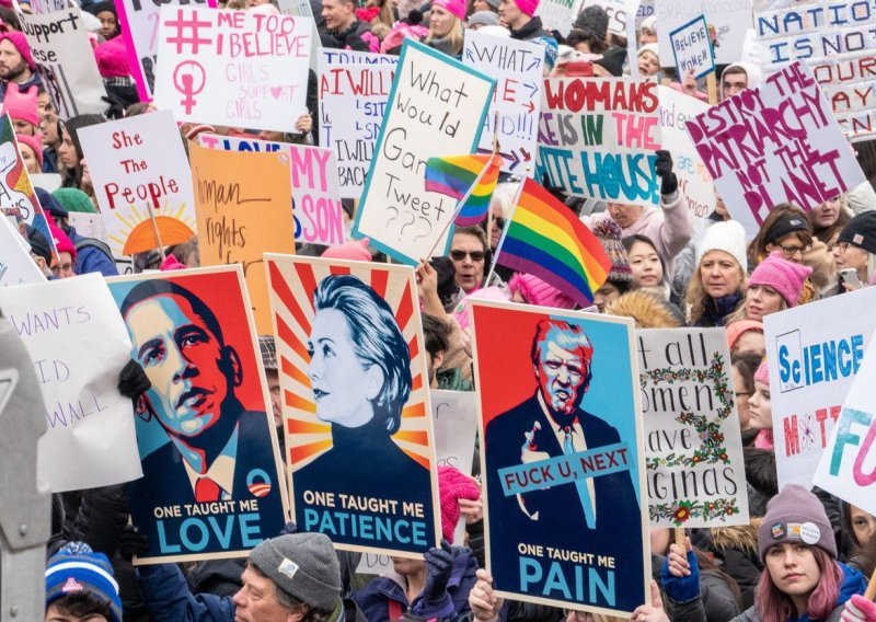 Tisuće prosvjednica u SAD-u protiv Trumpa